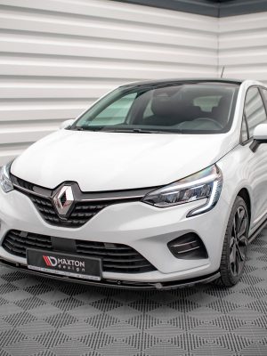 Renault Clio Mk5 - Lâmina frontal V.2 | RE-CL-5-FD2G | Produto Maxton Design distribuído por Unicartuning.