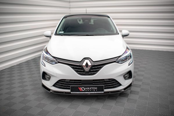 Renault Clio Mk5 - Lâmina frontal V.2 | RE-CL-5-FD2G | Produto Maxton Design distribuído por Unicartuning.