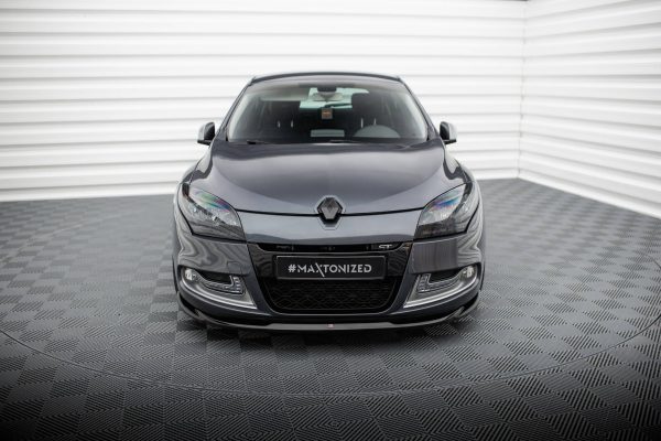 Renault Megane GT Mk3 (facelift) - Lâmina frontal V.2 | RE-ME-3-GT-FD2G | Produto Maxton Design distribuído por Unicartuning.