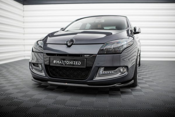 Renault Megane GT Mk3 (facelift) - Lâmina frontal V.2 | RE-ME-3-GT-FD2G | Produto Maxton Design distribuído por Unicartuning.