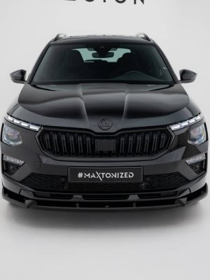 Skoda Kamiq Monte Carlo Mk1 (facelift) - Lâmina frontal V.2 | SK-KM-1F-MC-FD2G | Produto Maxton Design distribuído por Unicartuning. Skoda Kamiq Monte Carlo Mk1 (facelift) - Lâmina frontal V.2 | SK-KM-1F-MC-FD2G | Produto Maxton Design distribuído por Unicartuning.