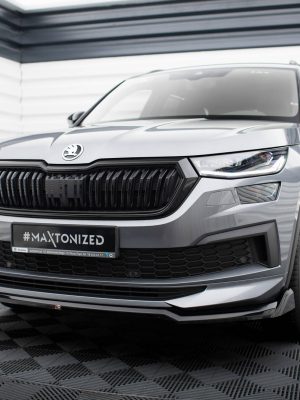 Skoda Kodiaq Sport line Mk1 / Mk1 (facelift) - Lâmina frontal V.2 | SK-KO-1F-SL-FD2G | Produto Maxton Design distribuído por Unicartuning. Skoda Kodiaq Sport line Mk1 / Mk1 (facelift) - Lâmina frontal V.2 | SK-KO-1F-SL-FD2G | Produto Maxton Design distribuído por Unicartuning.