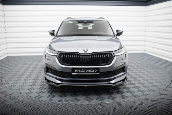 Skoda Kodiaq Sport line Mk1 / Mk1 (facelift) - Lâmina frontal V.2 | SK-KO-1F-SL-FD2G | Produto Maxton Design distribuído por Unicartuning. Skoda Kodiaq Sport line Mk1 / Mk1 (facelift) - Lâmina frontal V.2 | SK-KO-1F-SL-FD2G | Produto Maxton Design distribuído por Unicartuning.