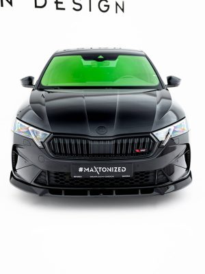 Skoda Octavia RS Liftback / Combi Mk4 / Mk4 (facelift) - Lâmina frontal V.2 | SK-OC-4F-RS-FD2G | Produto Maxton Design distribuído por Unicartuning. Skoda Octavia RS Liftback / Combi Mk4 / Mk4 (facelift) - Lâmina frontal V.2 | SK-OC-4F-RS-FD2G | Produto Maxton Design distribuído por Unicartuning.