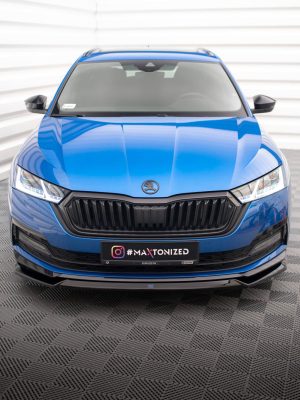 Skoda Octavia Sport line Mk4 - Lâmina frontal V.2 | SK-OC-4-SL-K-FD2G | Produto Maxton Design distribuído por Unicartuning. Skoda Octavia Sport line Mk4 - Lâmina frontal V.2 | SK-OC-4-SL-K-FD2G | Produto Maxton Design distribuído por Unicartuning.
