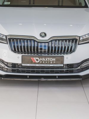 Skoda Superb Liftback / Combi Mk3 (facelift) - Lâmina frontal V.2 | SK-SU-3F-FD2G | Produto Maxton Design distribuído por Unicartuning.