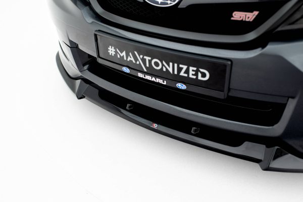 Subaru Impreza WRX STI Mk3 (facelift) - Lâmina frontal V.2 | SU-IM-3F-WRX-STI-FD2G | Produto Maxton Design distribuído por Unicartuning.