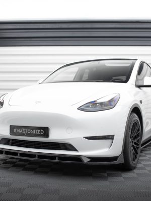 Tesla Model Y - Lâmina frontal V.2 | TE-MODELY-1-FD2G+FD2RG | Produto Maxton Design distribuído por Unicartuning. Tesla Model Y - Lâmina frontal V.2 | TE-MODELY-1-FD2G+FD2RG | Produto Maxton Design distribuído por Unicartuning.