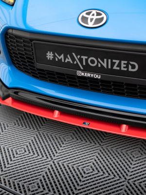 Toyota GR86 Mk1 - Lâmina frontal V.2 | TO-GR86-1-FD2G+FD2RRED | Produto Maxton Design distribuído por Unicartuning.