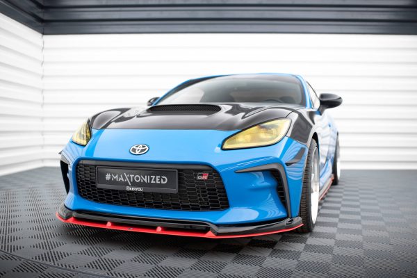 Toyota GR86 Mk1 - Lâmina frontal V.2 | TO-GR86-1-FD2G+FD2RRED | Produto Maxton Design distribuído por Unicartuning.