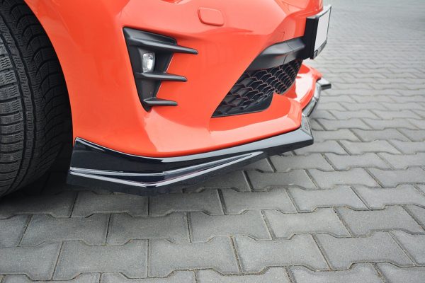 Toyota GT86 (facelift) - Lâmina frontal V.2 | TO-GT86-1F-FD2C | Produto Maxton Design distribuído por Unicartuning.