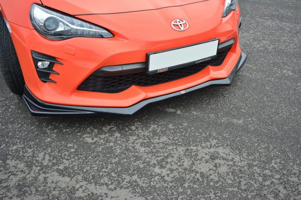 Toyota GT86 (facelift) - Lâmina frontal V.2 | TO-GT86-1F-FD2C | Produto Maxton Design distribuído por Unicartuning.
