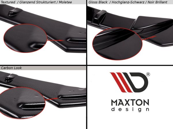 Toyota GT86 (facelift) - Lâmina frontal V.2 | TO-GT86-1F-FD2C | Produto Maxton Design distribuído por Unicartuning.