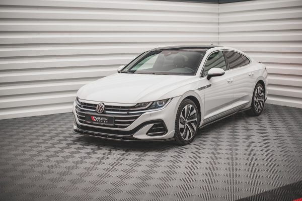 Volkswagen Arteon R-line (facelift) - Lâmina frontal V.2 | VW-AR-1F-RLINE-FD2G | Produto Maxton Design distribuído por Unicartuning.