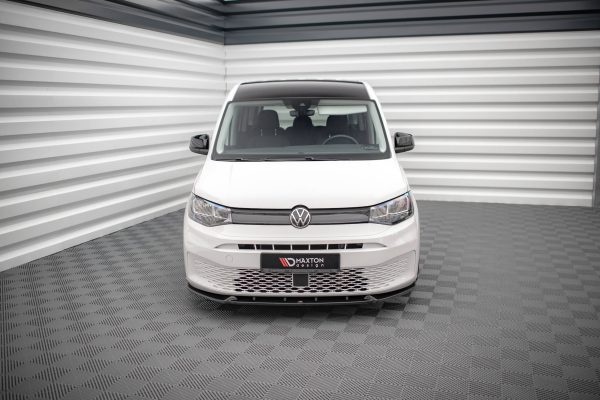 Volkswagen Caddy Maxi Mk5 - Lâmina frontal V.2 | VW-CA-5-FD2G | Produto Maxton Design distribuído por Unicartuning.