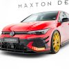 Volkswagen Golf GTI ClubSport Mk8 (facelift) - Lâmina frontal V.2 | VW-GO-8F-GTI-CS-FD2G | Produto Maxton Design distribuído por Unicartuning.