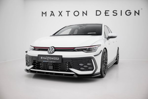 Volkswagen Golf GTI / GTE / R-line Mk8 (facelift) - Lâmina frontal V.2 | VW-GO-8F-GTI-FD2G | Produto Maxton Design distribuído por Unicartuning. Volkswagen Golf GTI / GTE / R-line Mk8 (facelift) - Lâmina frontal V.2 | VW-GO-8F-GTI-FD2G | Produto Maxton Design distribuído por Unicartuning.