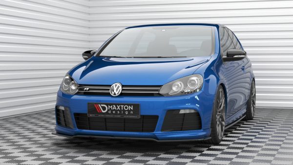 Volkswagen Golf VI R - Lâmina frontal V.2 | VW-GO-6-R-FD2G | Produto Maxton Design distribuído por Unicartuning.