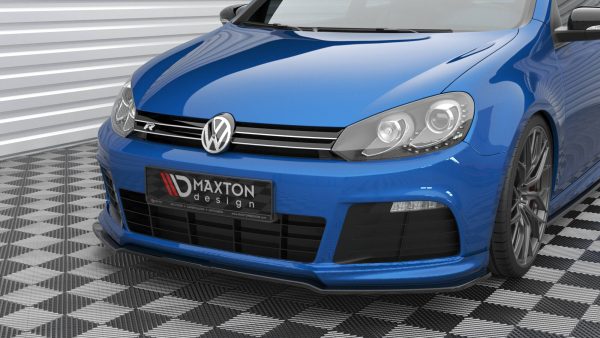 Volkswagen Golf VI R - Lâmina frontal V.2 | VW-GO-6-R-FD2G | Produto Maxton Design distribuído por Unicartuning.