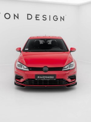 Volkswagen Golf R / R-line Mk7 (facelift) - Lâmina frontal V.2 | VW-GO-7F-R-FD2G | Produto Maxton Design distribuído por Unicartuning. Volkswagen Golf R / R-line Mk7 (facelift) - Lâmina frontal V.2 | VW-GO-7F-R-FD2G | Produto Maxton Design distribuído por Unicartuning.