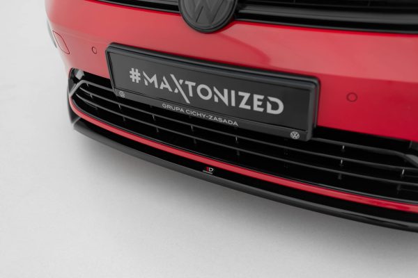 Volkswagen Golf R / R-line Mk7 (facelift) - Lâmina frontal V.2 | VW-GO-7F-R-FD2G | Produto Maxton Design distribuído por Unicartuning.