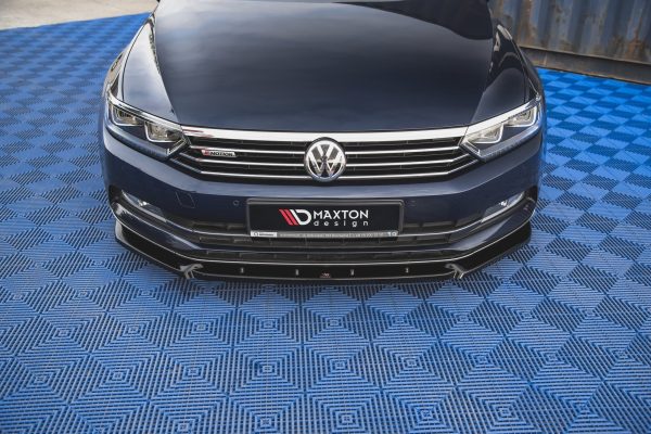 Volkswagen Passat B8 (facelift) - Lâmina frontal V.2 | VW-PA-B8-FD2G | Produto Maxton Design distribuído por Unicartuning.