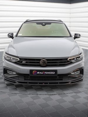 Volkswagen Passat R-line B8 (facelift) - Lâmina frontal V.2 | VW-PA-B8F-RLINE-FD2G | Produto Maxton Design distribuído por Unicartuning. Volkswagen Passat R-line B8 (facelift) - Lâmina frontal V.2 | VW-PA-B8F-RLINE-FD2G | Produto Maxton Design distribuído por Unicartuning.