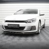 Volkswagen Scirocco Mk3 R (facelift) - Lâmina frontal V.2 | VW-SC-3F-FD2G | Produto Maxton Design distribuído por Unicartuning.