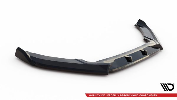 Volkswagen Scirocco Mk3 R (facelift) - Lâmina frontal V.2 | VW-SC-3F-FD2G | Produto Maxton Design distribuído por Unicartuning.