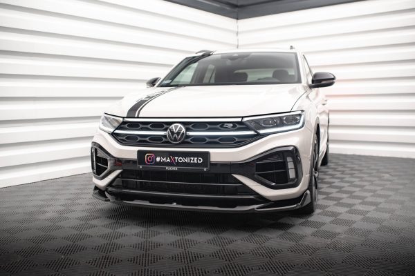 Volkswagen T-Roc R / R-line Mk1 (facelift) - Lâmina frontal V.2 | VW-T-ROC-1-R-FD2G | Produto Maxton Design distribuído por Unicartuning. Volkswagen T-Roc R / R-line Mk1 (facelift) - Lâmina frontal V.2 | VW-T-ROC-1-R-FD2G | Produto Maxton Design distribuído por Unicartuning.
