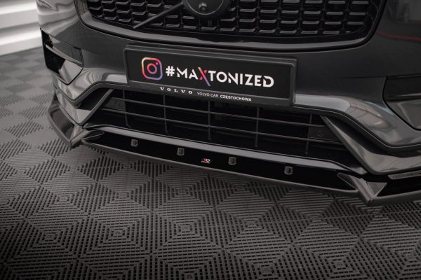 Volvo XC90 R-design Mk2 (facelift) - Lâmina frontal V.2 | VO-XC90-2F-RDESIGN-FD2G | Produto Maxton Design distribuído por Unicartuning. Volvo XC90 R-design Mk2 (facelift) - Lâmina frontal V.2 | VO-XC90-2F-RDESIGN-FD2G | Produto Maxton Design distribuído por Unicartuning.
