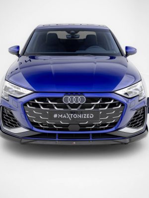 Audi A3 S-Line Sedan / S3 Sedan 8Y (facelift) - Lâmina frontal V.3 | AU-S3-8YF-S-FD3G | Produto Maxton Design distribuído por Unicartuning. Audi A3 S-Line Sedan / S3 Sedan 8Y (facelift) - Lâmina frontal V.3 | AU-S3-8YF-S-FD3G | Produto Maxton Design distribuído por Unicartuning.