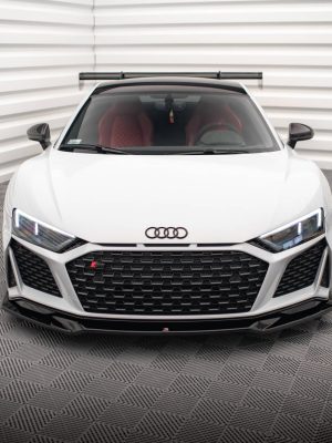 Audi R8 Mk2 (facelift) - Lâmina frontal V.3 | AU-R8-2F-FD4G+FD4RG | Produto Maxton Design distribuído por Unicartuning.