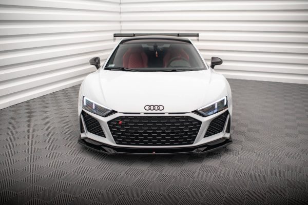 Audi R8 Mk2 (facelift) - Lâmina frontal V.3 | AU-R8-2F-FD4G+FD4RG | Produto Maxton Design distribuído por Unicartuning.