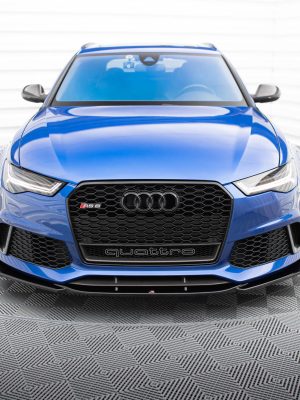 Audi RS6 C7 / C7 (facelift) - Lâmina frontal V.3 | AU-RS6-C7-FD3G | Produto Maxton Design distribuído por Unicartuning.