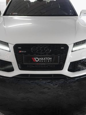 Audi RS7 C7 - Lâmina frontal V.3 | AU-RS7-1F-FD3G | Produto Maxton Design distribuído por Unicartuning.