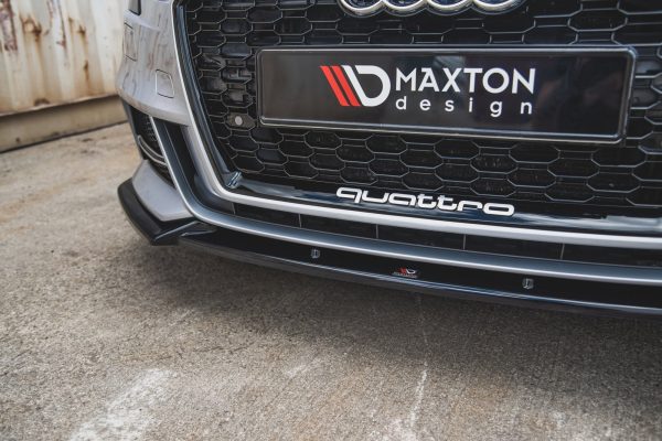 Audi S3 / A3 S-Line 8V Fl Sedan - Lâmina frontal V.3 | AU-S3-3F-FD3G | Produto Maxton Design distribuído por Unicartuning. Audi S3 / A3 S-Line 8V Fl Sedan - Lâmina frontal V.3 | AU-S3-3F-FD3G | Produto Maxton Design distribuído por Unicartuning.