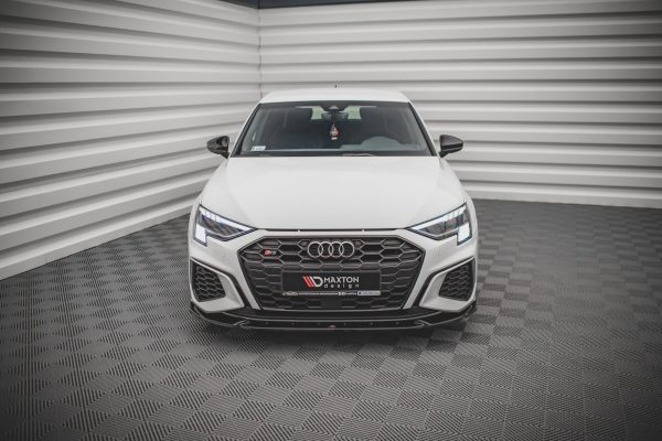 Audi S3 / A3 S-Line 8Y - Lâmina frontal V.3 | AU-A3-8Y-SLINE-FD3G | Produto Maxton Design distribuído por Unicartuning. Audi S3 / A3 S-Line 8Y - Lâmina frontal V.3 | AU-A3-8Y-SLINE-FD3G | Produto Maxton Design distribuído por Unicartuning.