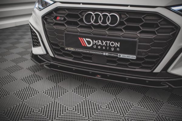 Audi S3 / A3 S-Line 8Y - Lâmina frontal V.3 | AU-A3-8Y-SLINE-FD3G | Produto Maxton Design distribuído por Unicartuning. Audi S3 / A3 S-Line 8Y - Lâmina frontal V.3 | AU-A3-8Y-SLINE-FD3G | Produto Maxton Design distribuído por Unicartuning.