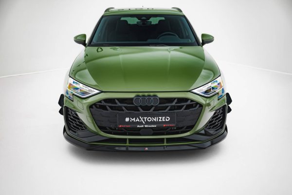 Audi S3 Sportback / A3 S-Line Sportback 8Y (facelift) - Lâmina frontal V.3 | AU-S3-8YF-S-FD3G | Produto Maxton Design distribuído por Unicartuning. Audi S3 Sportback / A3 S-Line Sportback 8Y (facelift) - Lâmina frontal V.3 | AU-S3-8YF-S-FD3G | Produto Maxton Design distribuído por Unicartuning.