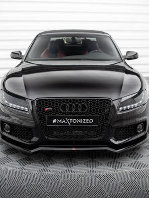 Audi S5 / A5 S-Line 8T - Lâmina frontal V.3 | AU-S5-1-FD2G | Produto Maxton Design distribuído por Unicartuning.