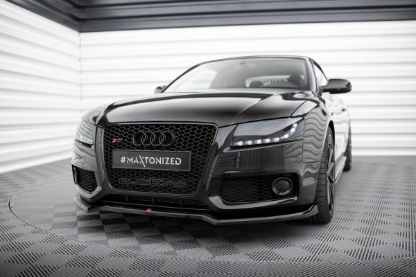Audi S5 / A5 S-Line 8T - Lâmina frontal V.3 | AU-S5-1-FD2G | Produto Maxton Design distribuído por Unicartuning.