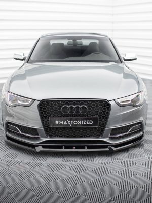 Audi S5 / A5 S-Line Coupé / Sportback 8T (facelift) - Lâmina frontal V.3 | AU-S5-1F-FD1G | Produto Maxton Design distribuído por Unicartuning. Audi S5 / A5 S-Line Coupé / Sportback 8T (facelift) - Lâmina frontal V.3 | AU-S5-1F-FD1G | Produto Maxton Design distribuído por Unicartuning.