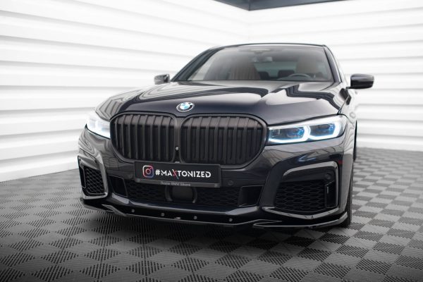 BMW 7 Pack M G11 / G12 (facelift) - Lâmina frontal V.3 | BM-7-11F-MPACK-FD3G | Produto Maxton Design distribuído por Unicartuning.