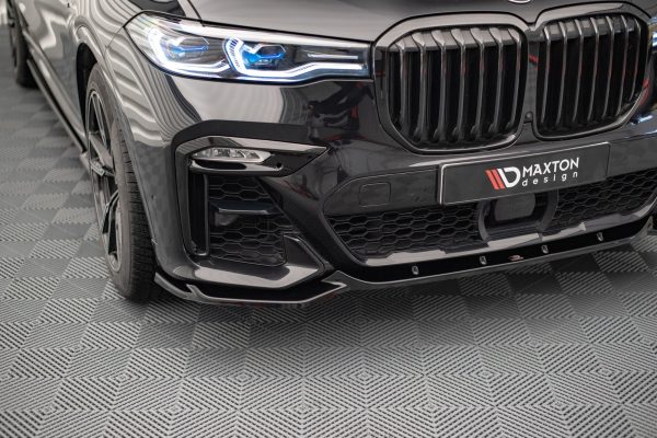BMW X7 Pack M G07 - Lâmina frontal V.3 | BM-X7-07-M-FD3G | Produto Maxton Design distribuído por Unicartuning.