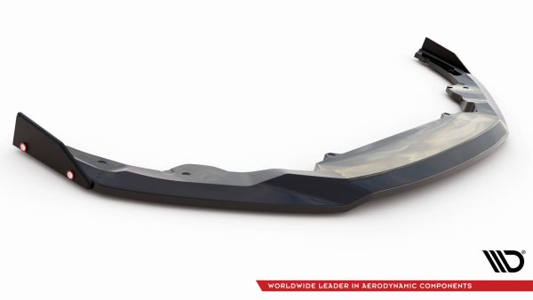 Audi R8 Mk2 (facelift) - Lâmina frontal V.3 + Splitters | AU-R8-2F-FD4G+FD4RG+FSF | Produto Maxton Design distribuído por Unicartuning.