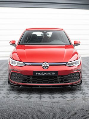 Volkswagen Golf GTI / GTE / Gtd / R-line Mk8 - Lâmina frontal V.3 + Splitters | VW-GO-8-GTI-FD3G+FSF | Produto Maxton Design distribuído por Unicartuning. Volkswagen Golf GTI / GTE / Gtd / R-line Mk8 - Lâmina frontal V.3 + Splitters | VW-GO-8-GTI-FD3G+FSF | Produto Maxton Design distribuído por Unicartuning.