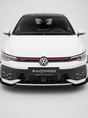 Volkswagen Golf GTI / GTE / R-line Mk8 (facelift) - Lâmina frontal V.3 + Splitters | VW-GO-8F-GTI-FD3G+FSF1B | Produto Maxton Design distribuído por Unicartuning. Volkswagen Golf GTI / GTE / R-line Mk8 (facelift) - Lâmina frontal V.3 + Splitters | VW-GO-8F-GTI-FD3G+FSF1B | Produto Maxton Design distribuído por Unicartuning.