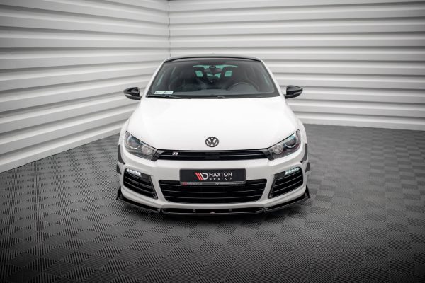 Volkswagen Scirocco R Mk3 - Lâmina frontal V.3 + Splitters | VW-SC-3-R-FD3G+FSF1B | Produto Maxton Design distribuído por Unicartuning.
