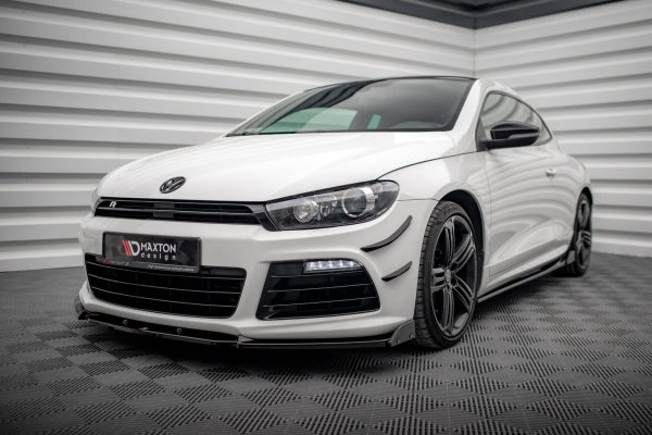 Volkswagen Scirocco R Mk3 - Lâmina frontal V.3 + Splitters | VW-SC-3-R-FD3G+FSF1B | Produto Maxton Design distribuído por Unicartuning.